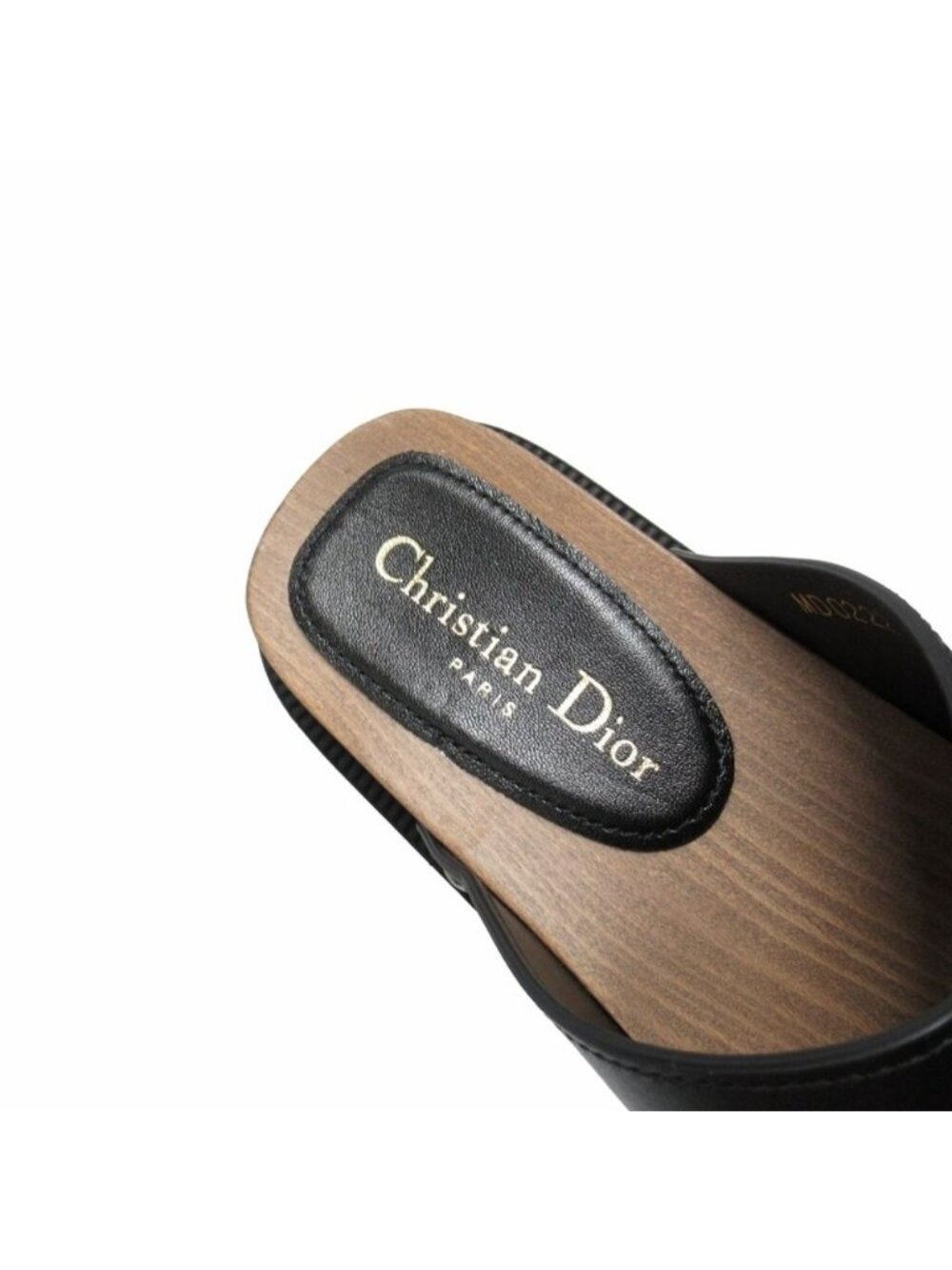Dior Quake Leather Strap Sandals Shoes 37 Black - Picture 6 of 9
